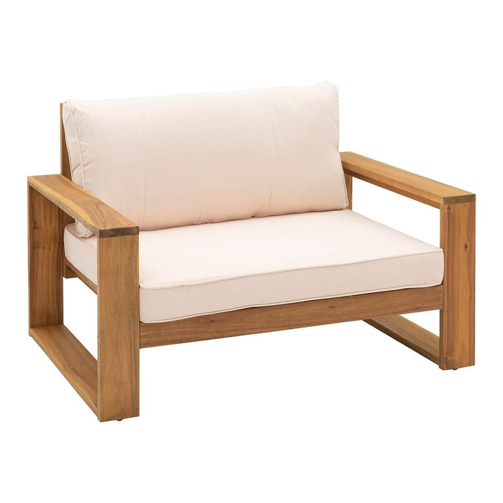 Loungesett Santa Cruz med loungebord, akasie/polyester - OUTLIV.