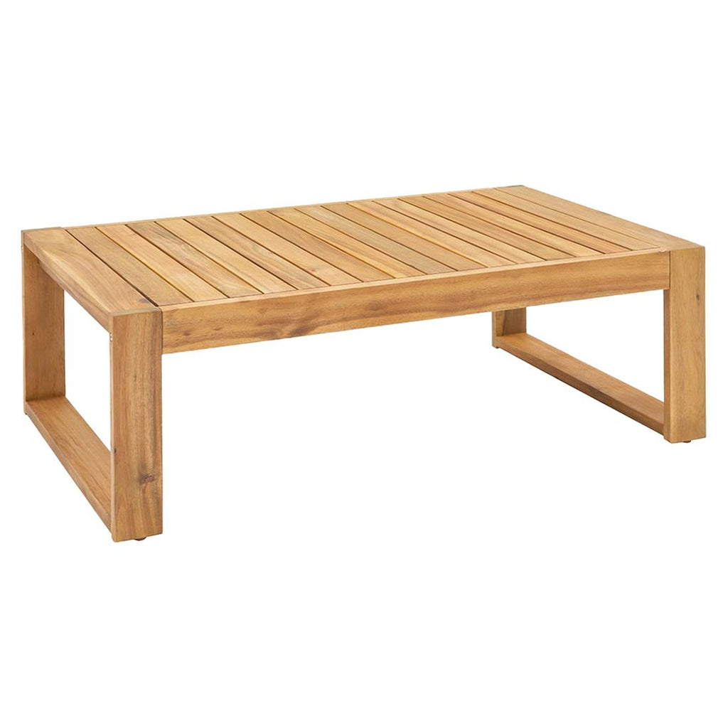 Loungesett Santa Cruz med loungebord, akasie/polyester - OUTLIV.