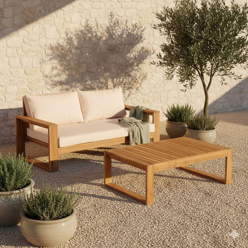 Loungesett Santa Cruz inkl. loungebord foran