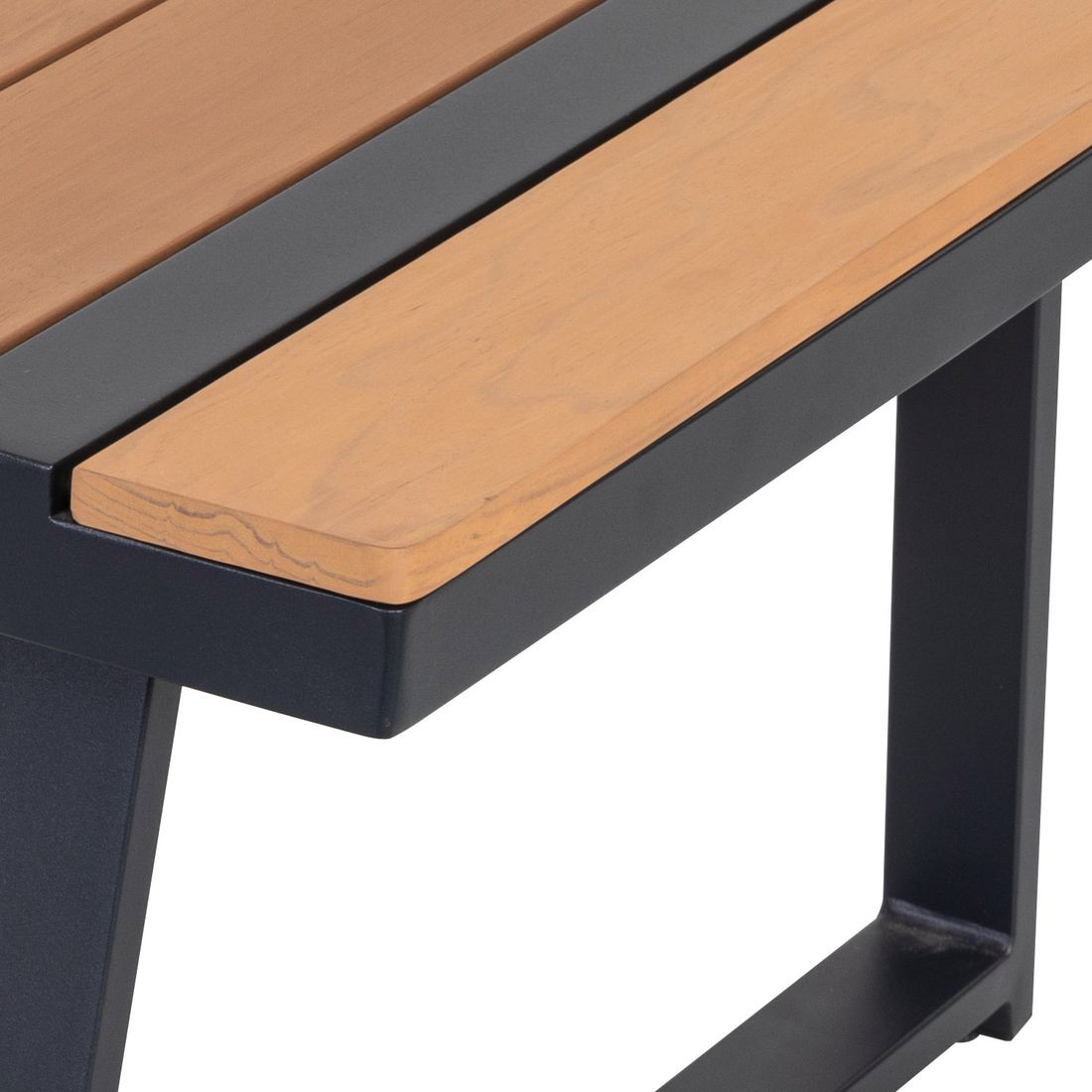 Loungesett Siena med loungebord aluminium tau eukalyptus aluminiumsramme