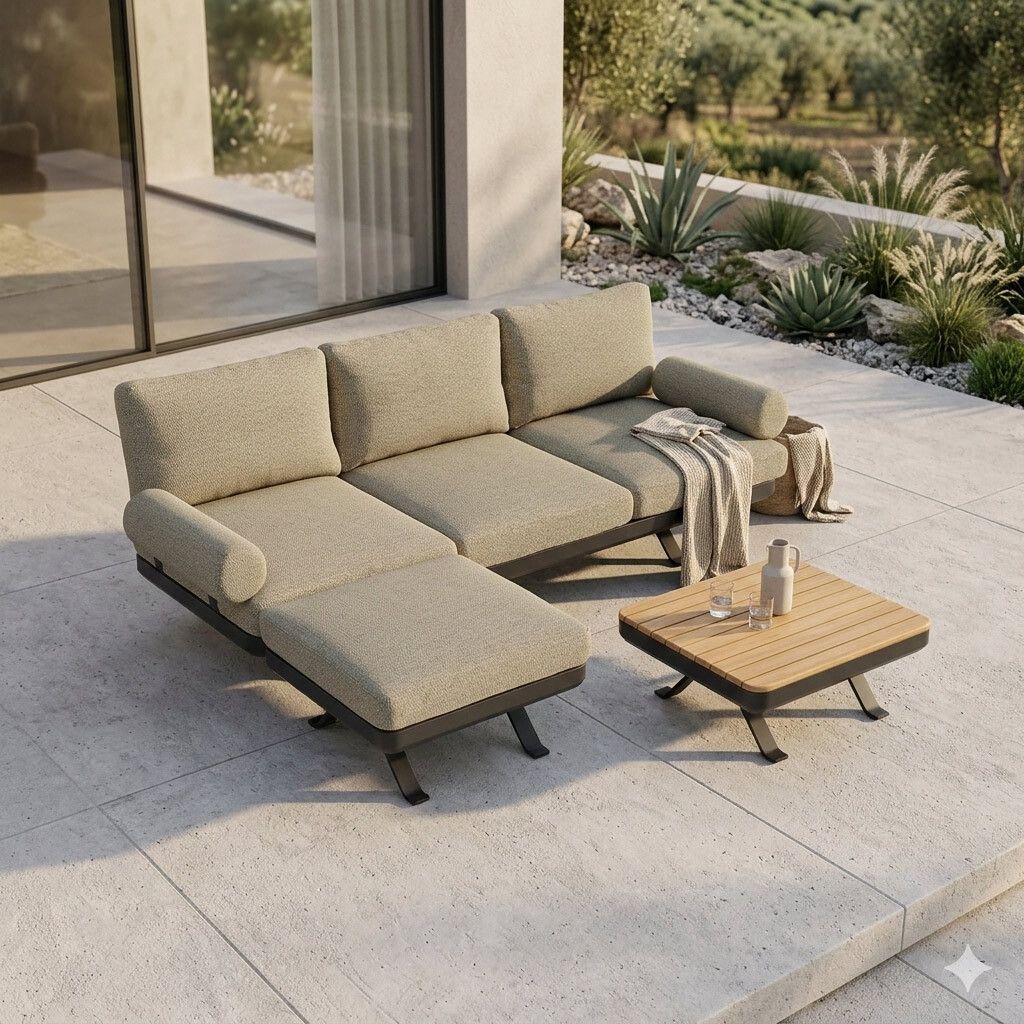 Loungesett Sky inkl. loungebord front