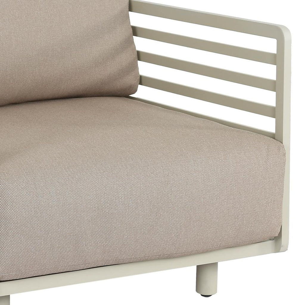 Loungesett Tobago aluminium/olefin med loungebord - OUTLIV.