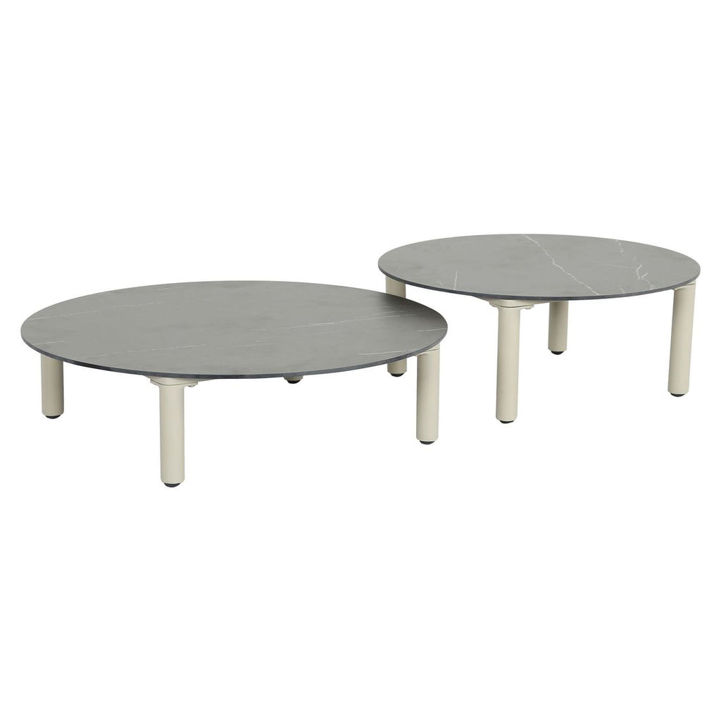 Loungesett Tobago aluminium/olefin med loungebord - OUTLIV.
