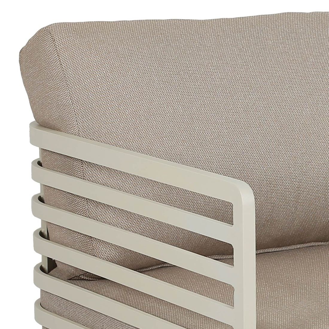 Loungesett Tobago aluminium/olefin med loungebord - OUTLIV.
