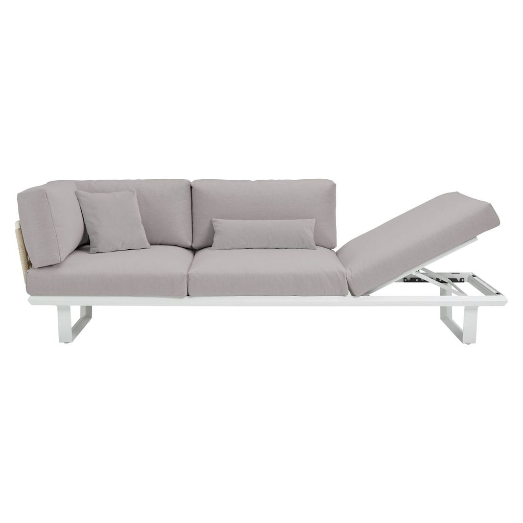 Loungesofa Boom regulerbar aluminium 249 cm - Solpuri