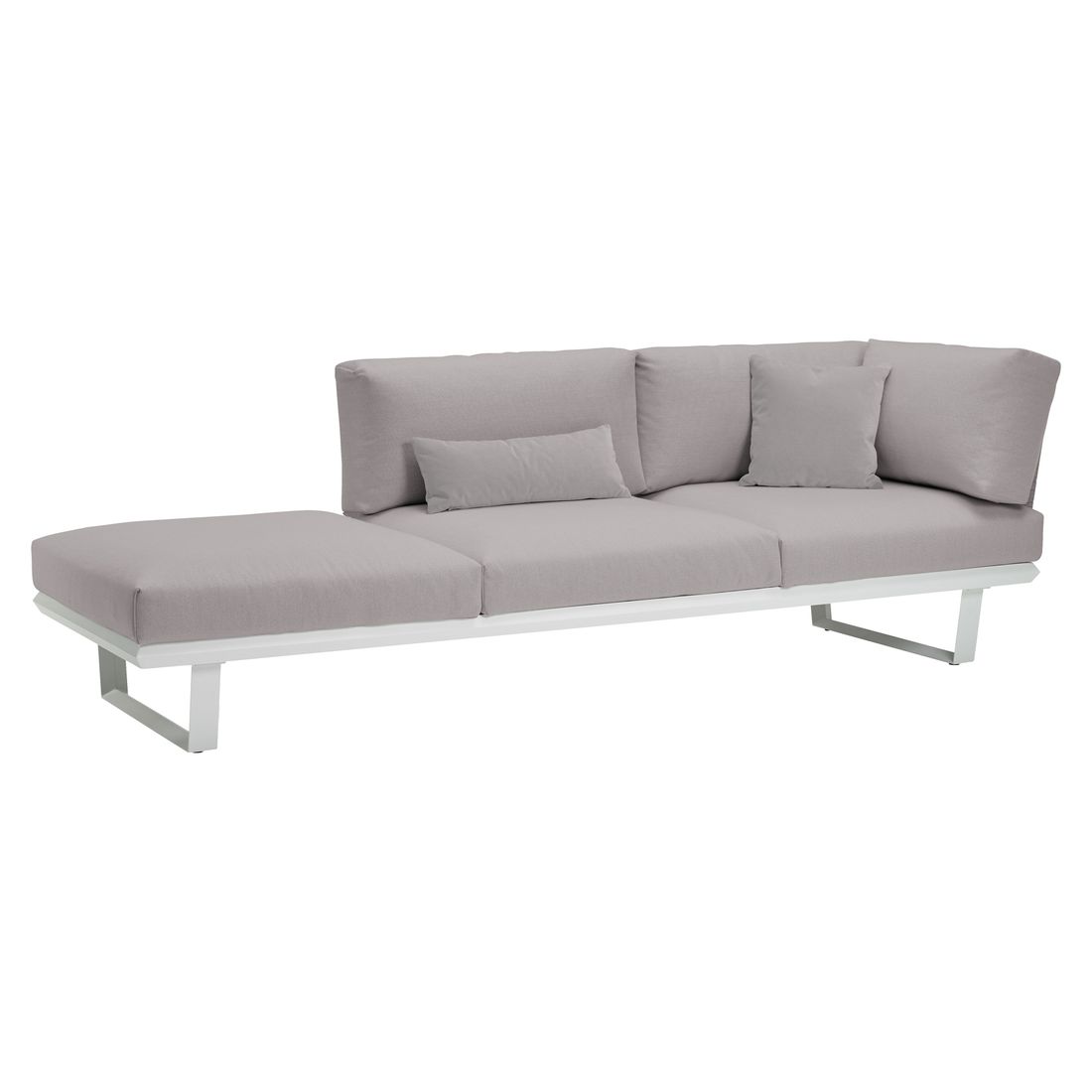 Loungesofa Boom regulerbar aluminium 249 cm - Solpuri