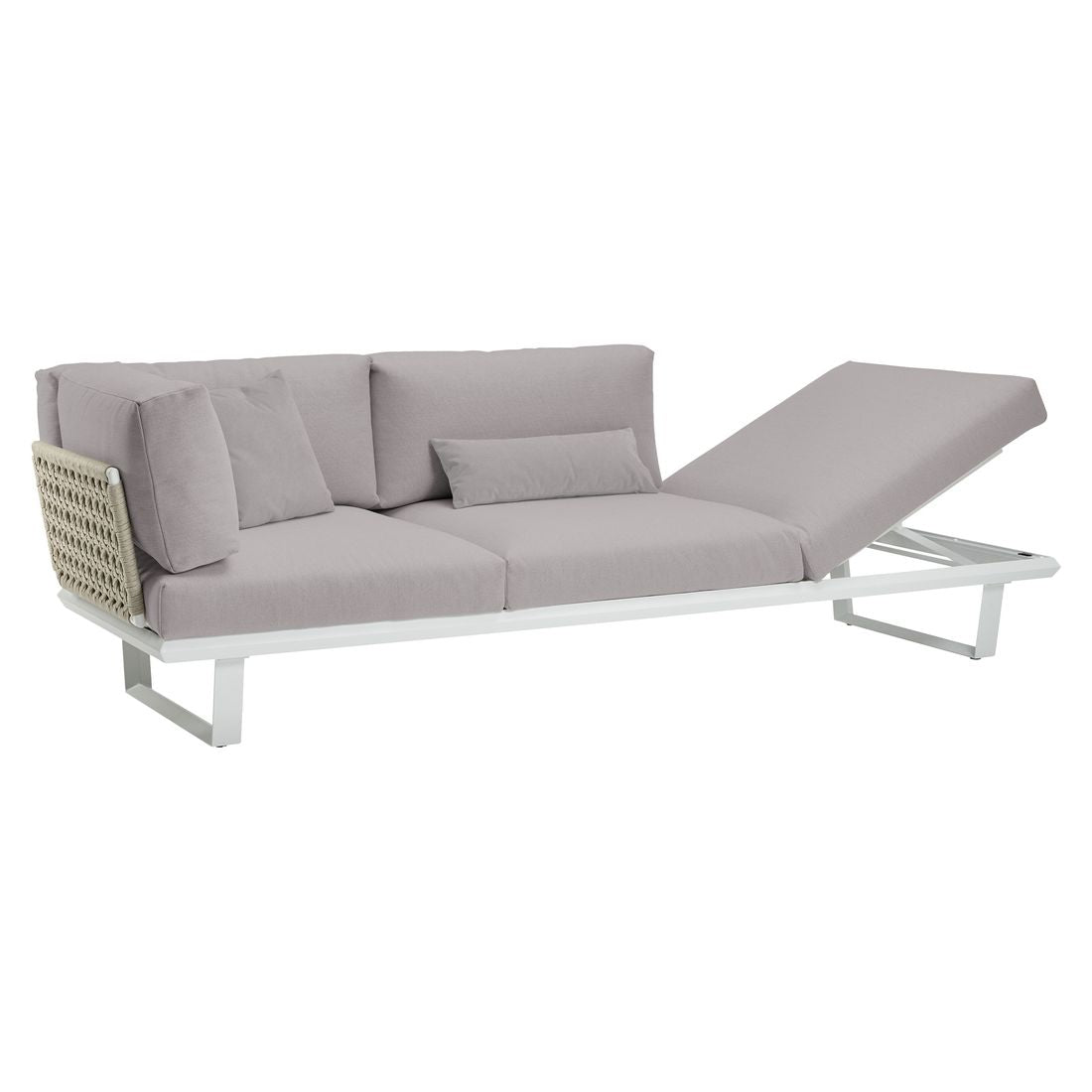 Loungesofa Boom regulerbar aluminium 249 cm - Solpuri