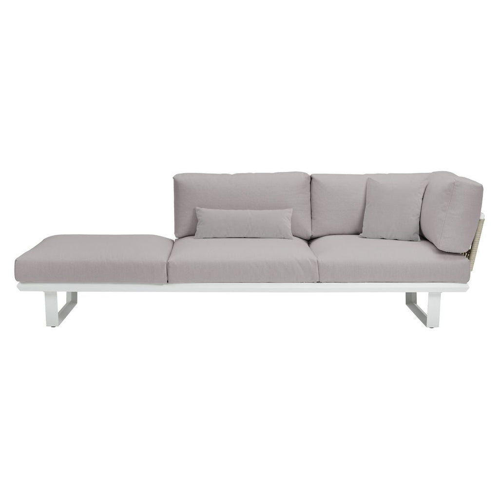Loungesofa Boom regulerbar aluminium 249 cm - Solpuri