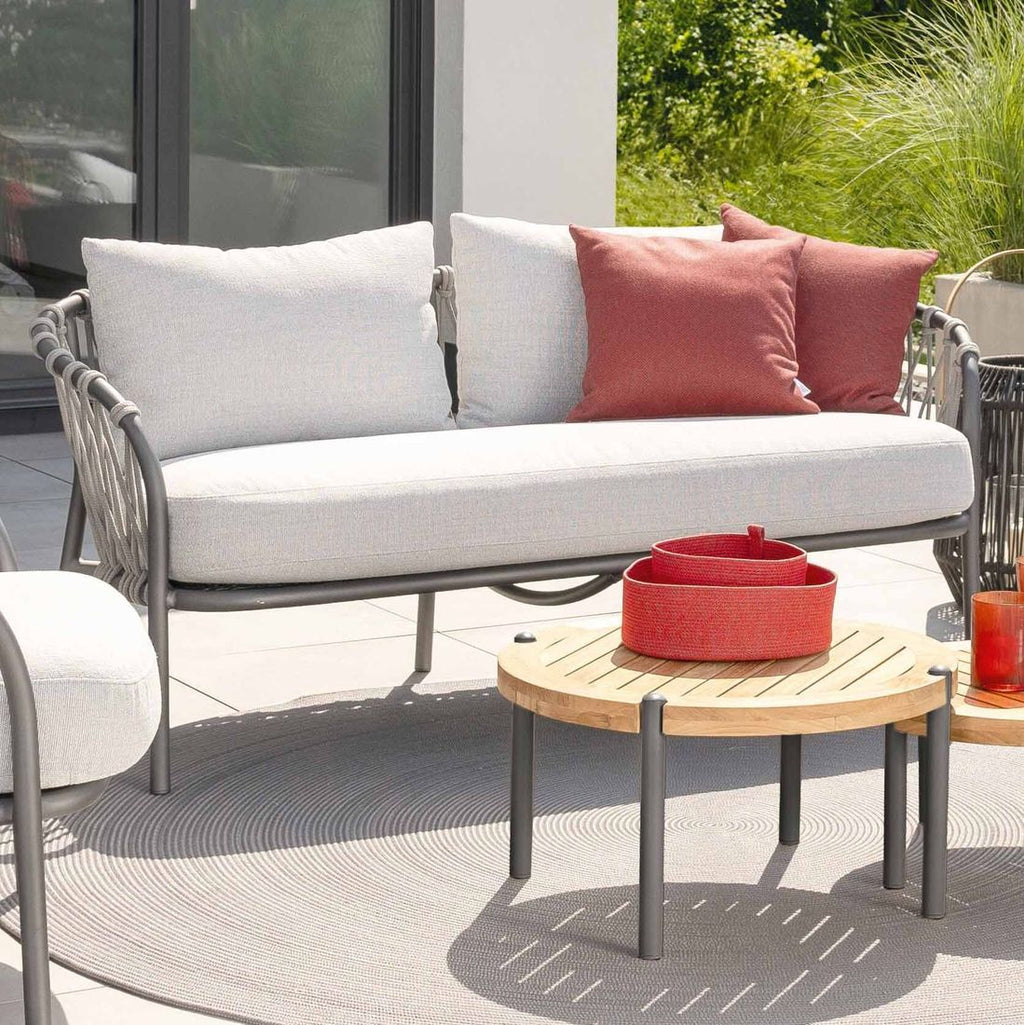 Loungesofa Klea aluminium tau Sunbrella 174 cm forfra