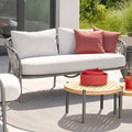 Loungesofa Klea aluminium tau Sunbrella 174 cm forfra
