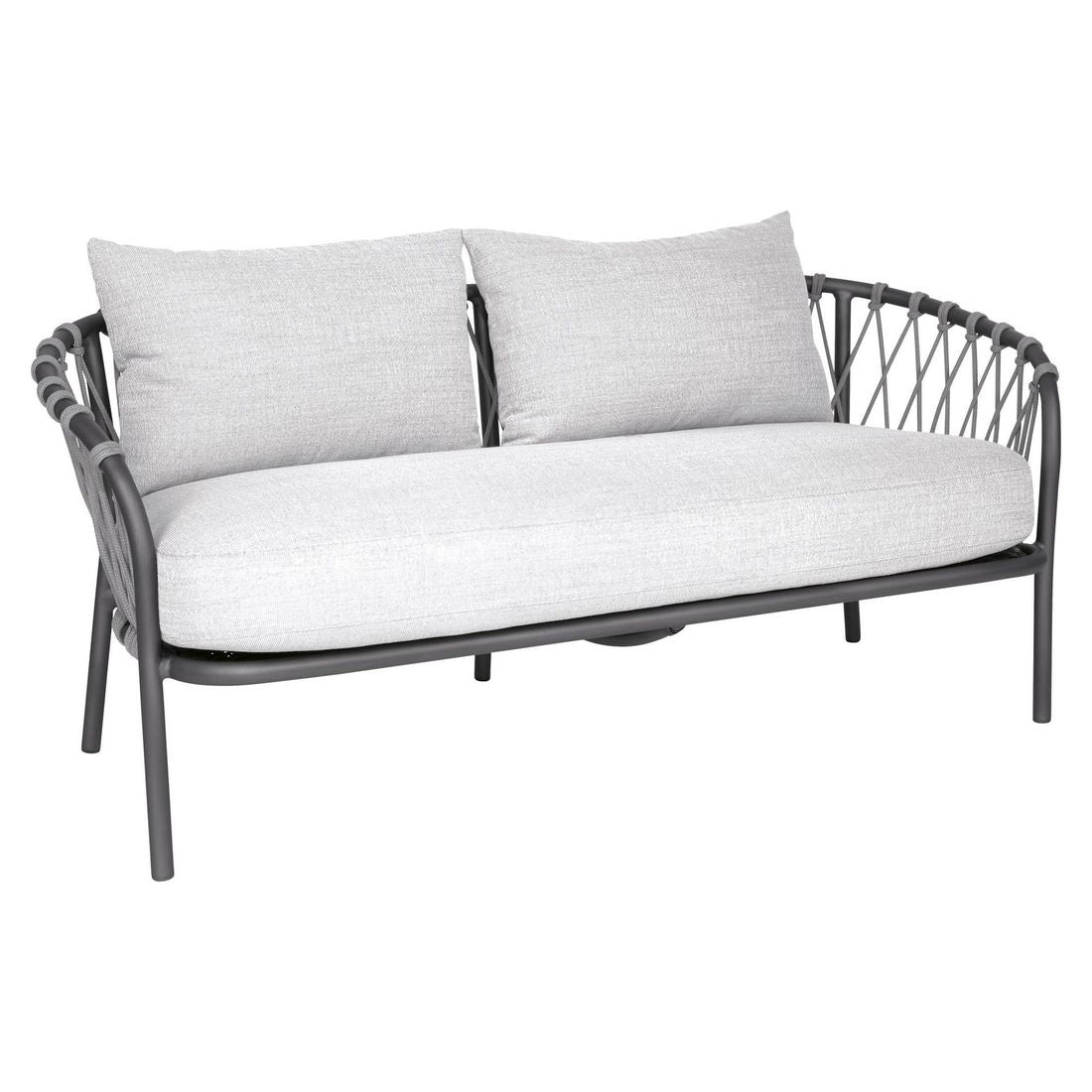 Loungesofa Klea aluminium tau Sunbrella 174 cm bakside