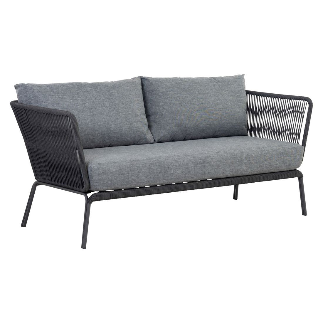 Loungesofa Lion stål/tau 175 cm bakside