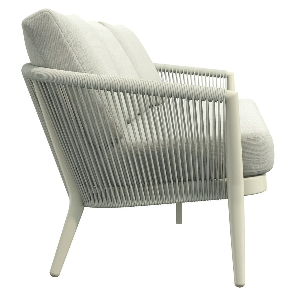 Loungesofa Monet aluminium tau olefin 210 cm nærbilde av pute