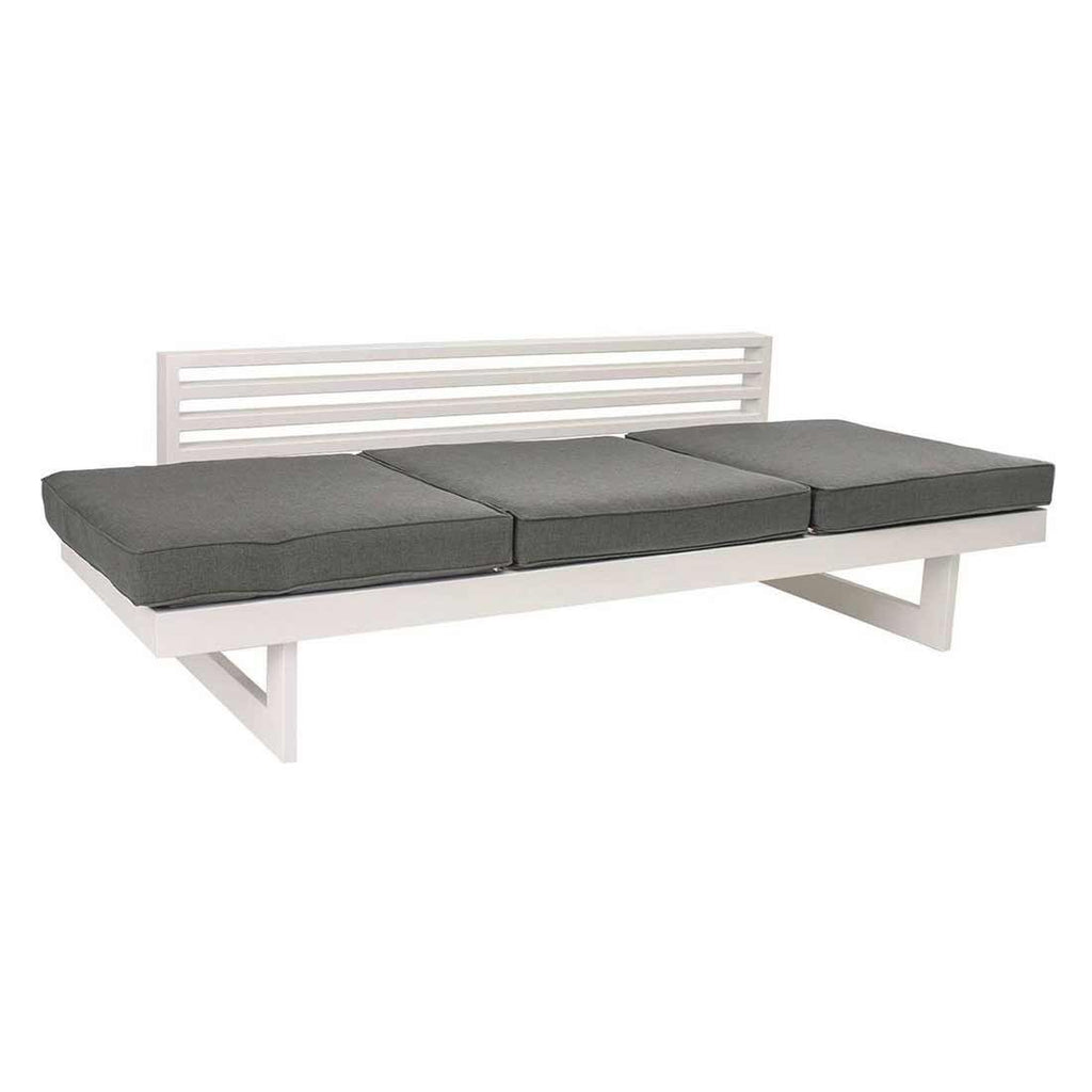 Loungesofa New Holly aluminium/utestoff regulerbar 216 cm bakside