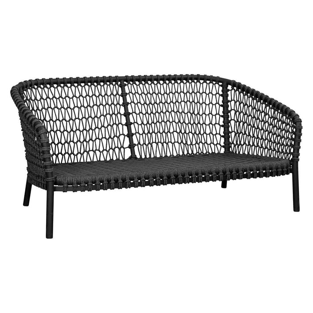Loungesofa Ocean 155 cm aluminium tau detalj av ramme