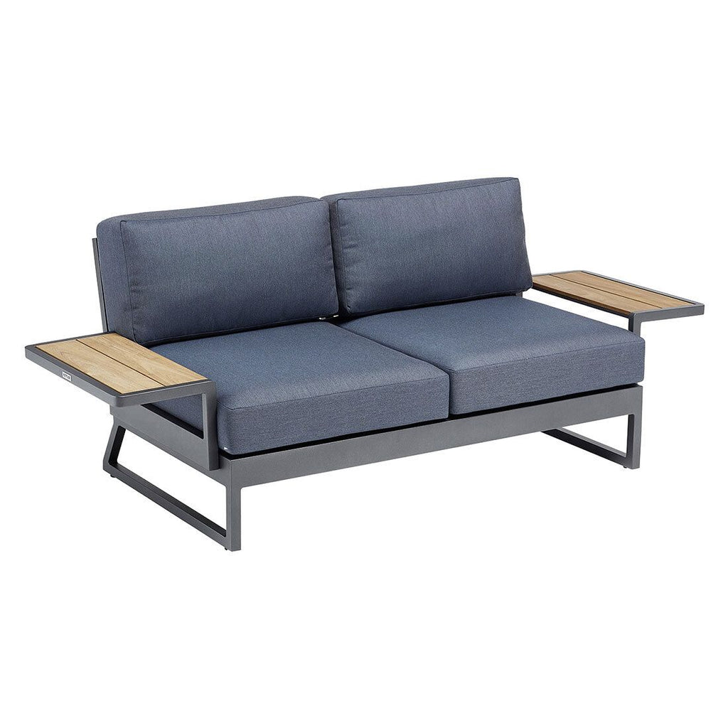 Loungesofa Ocean Skid Platform aluminium antrasitt bakside