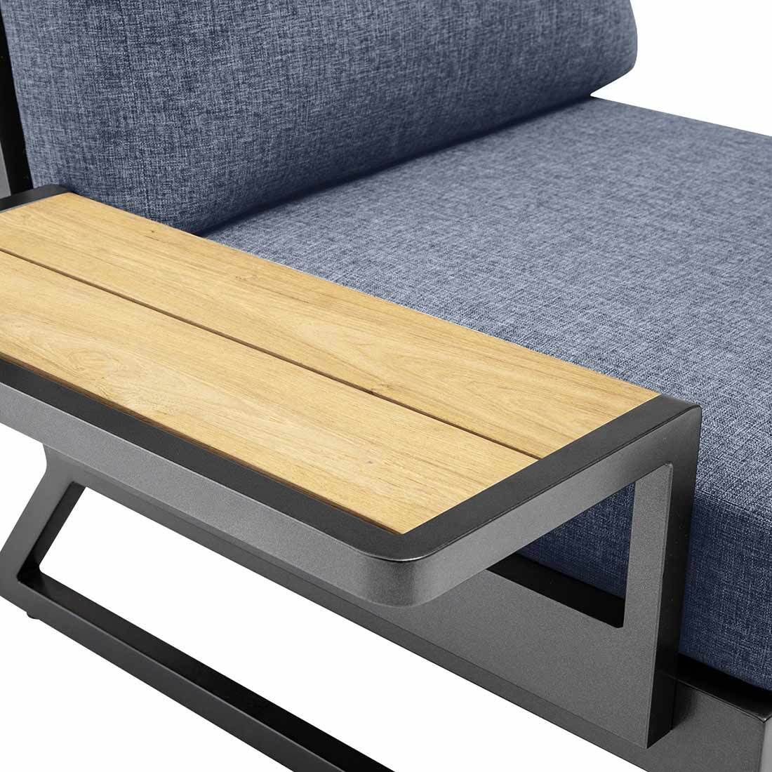 Loungesofa Ocean Skid Platform aluminium - Kettler