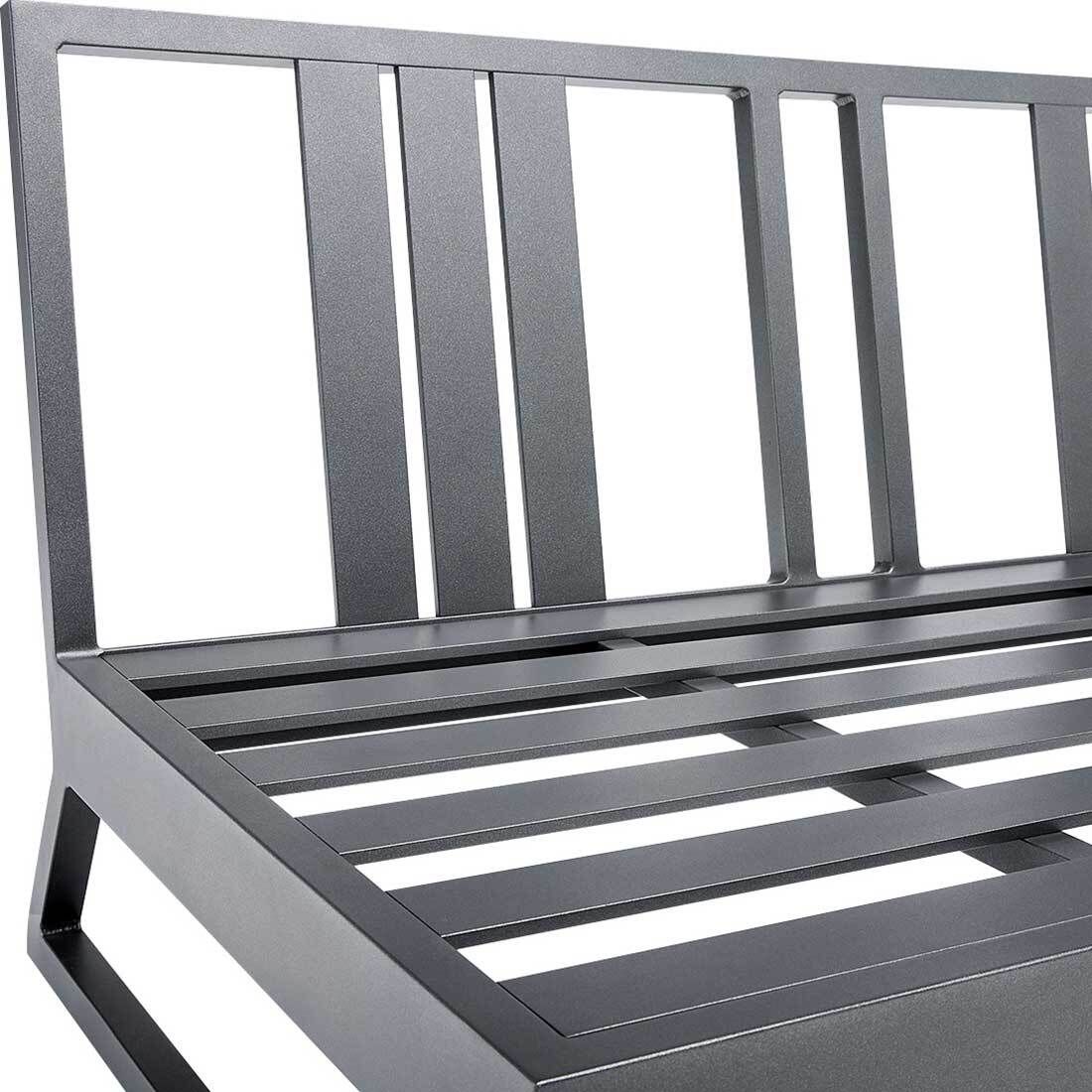 Loungesofa Ocean Skid Platform aluminium 162 cm - Kettler detalj av bordplate