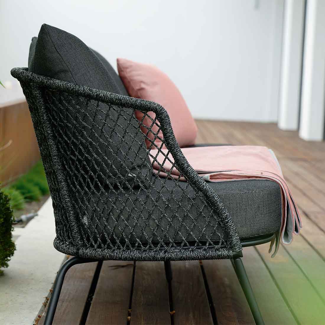 Loungesofa Odea aluminium tau polyakryl 195 cm sittesone