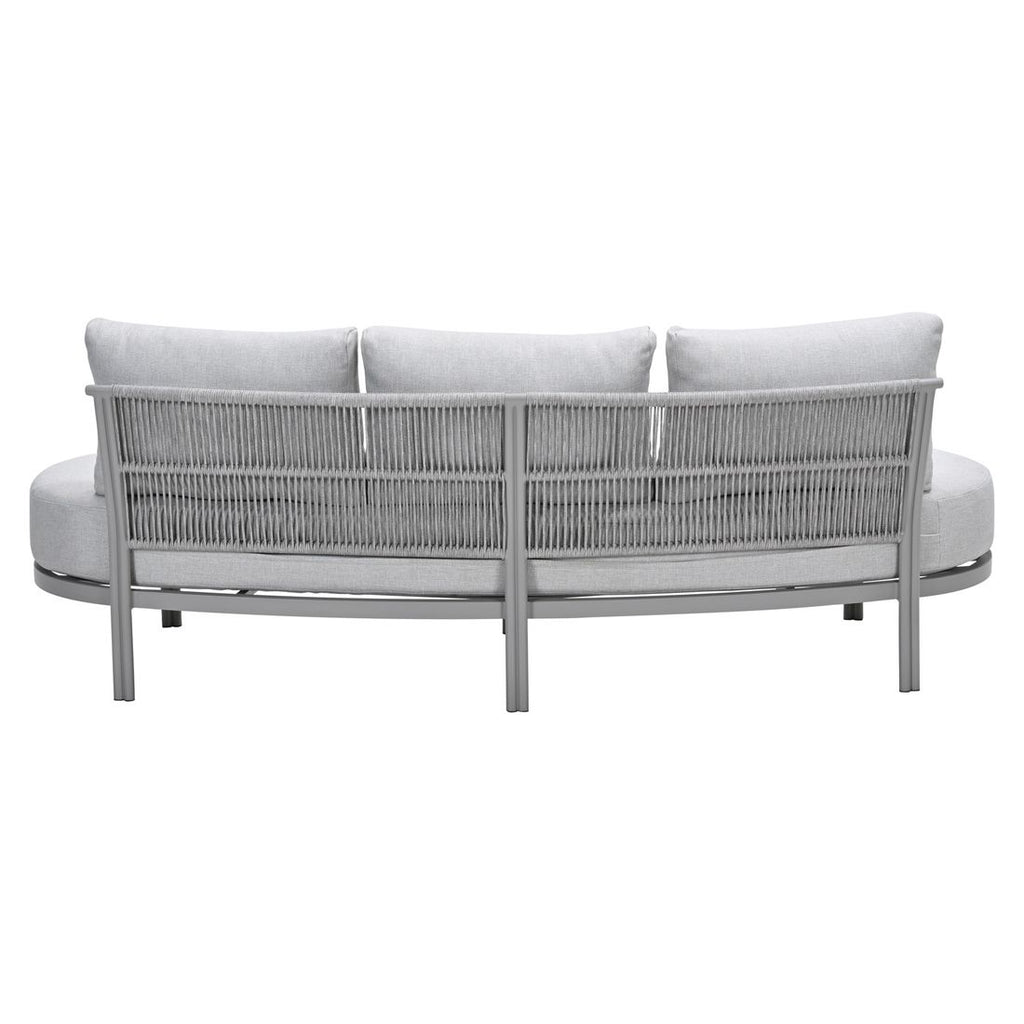 Loungesofa Tirolo aluminium/tau 225 cm - Garden Impressions
