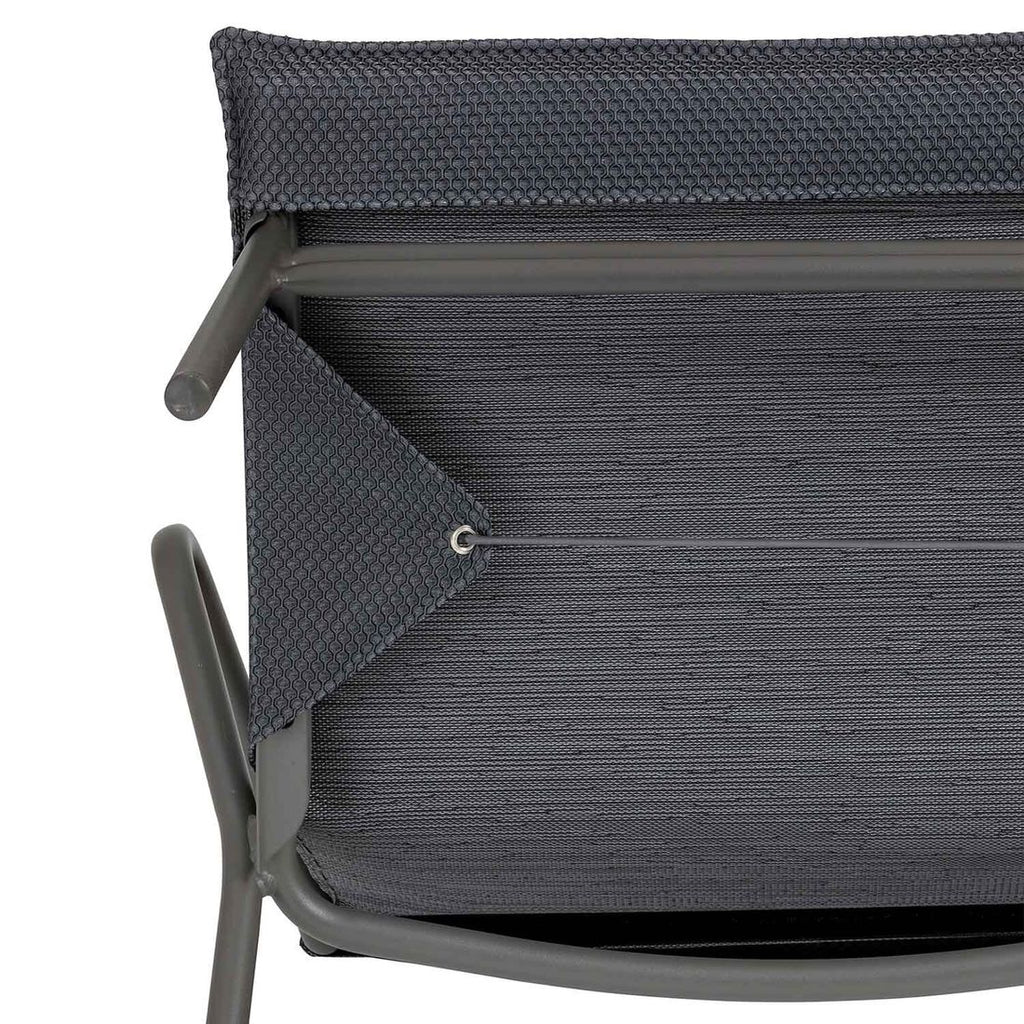Loungesofa Vence stål/BeComfort armstøtte detalj