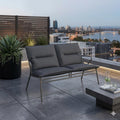 Loungesofa Vence stål/BeComfort front