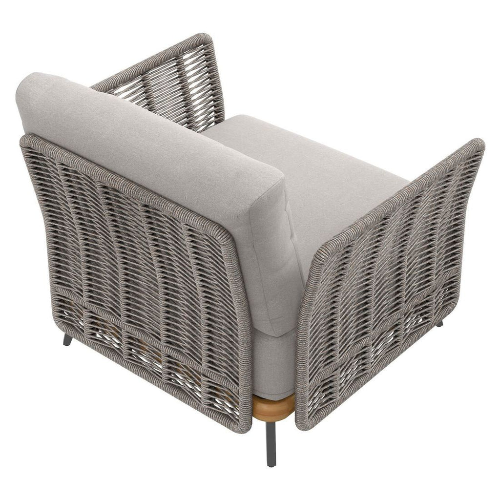 Loungestol Ava akasie/tau 88x82 cm - OUTLIV.