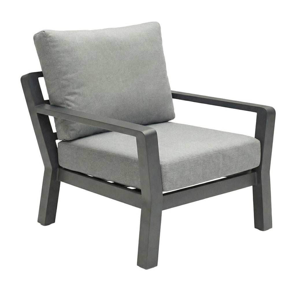 Loungestol Bondino aluminium/polyester 74,5x86 cm bakside