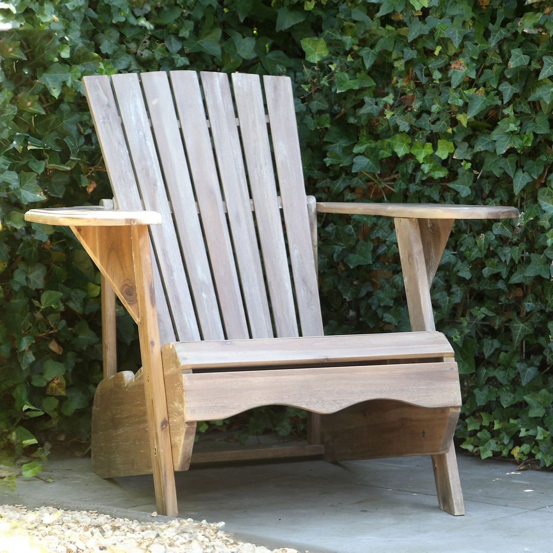 Loungestol Classic Adirondack akasie 85x83 cm forfra
