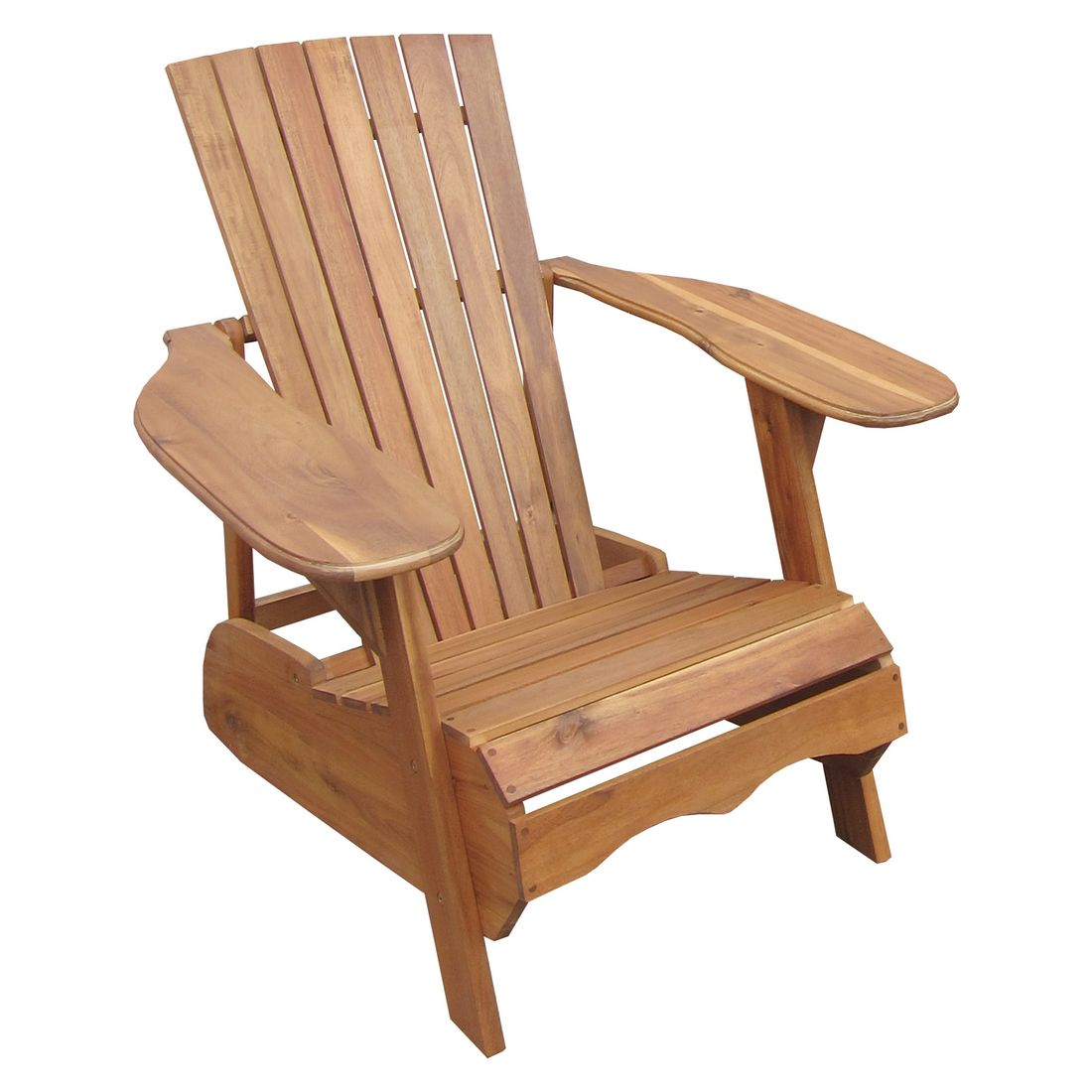 Loungestol Classic Adirondack akasie 85x83 cm bakside