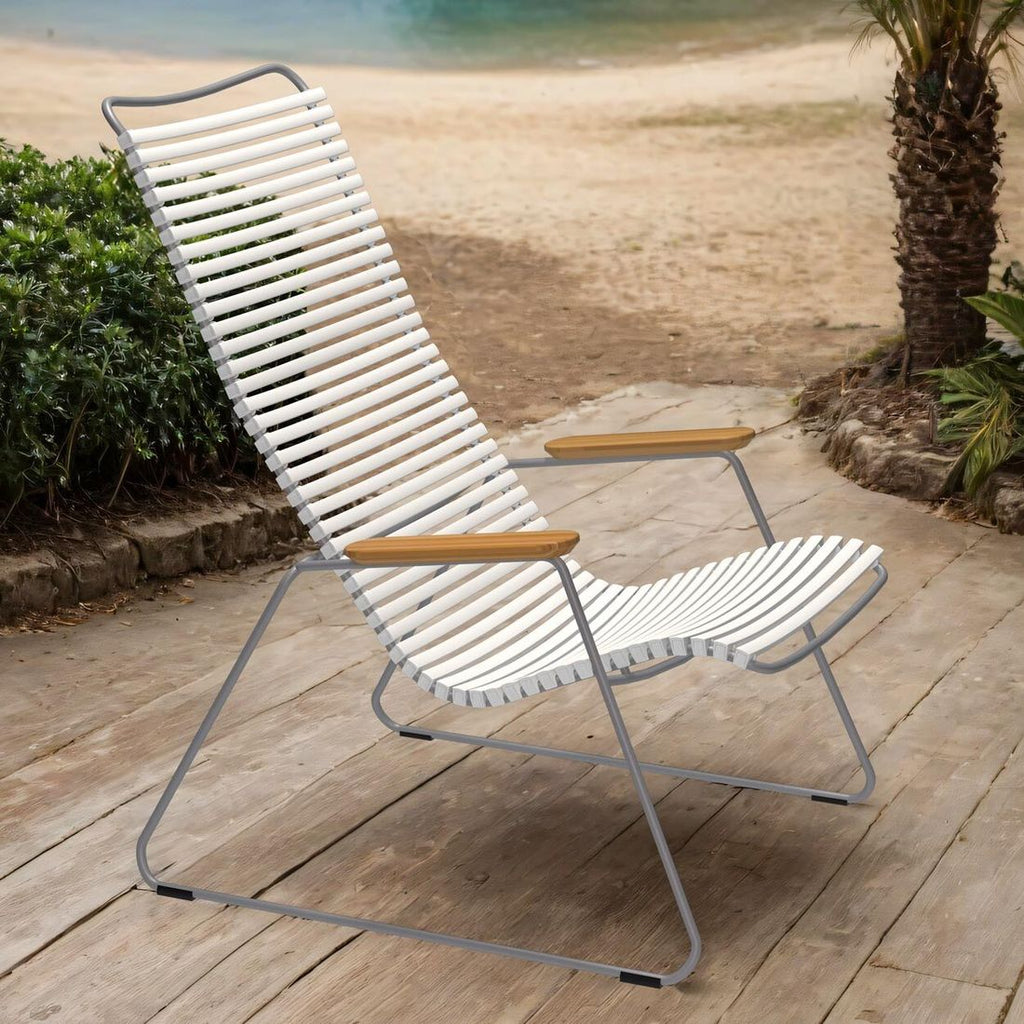 Loungestol Click stål og plast 63x90 cm - Houe detalj av lameller