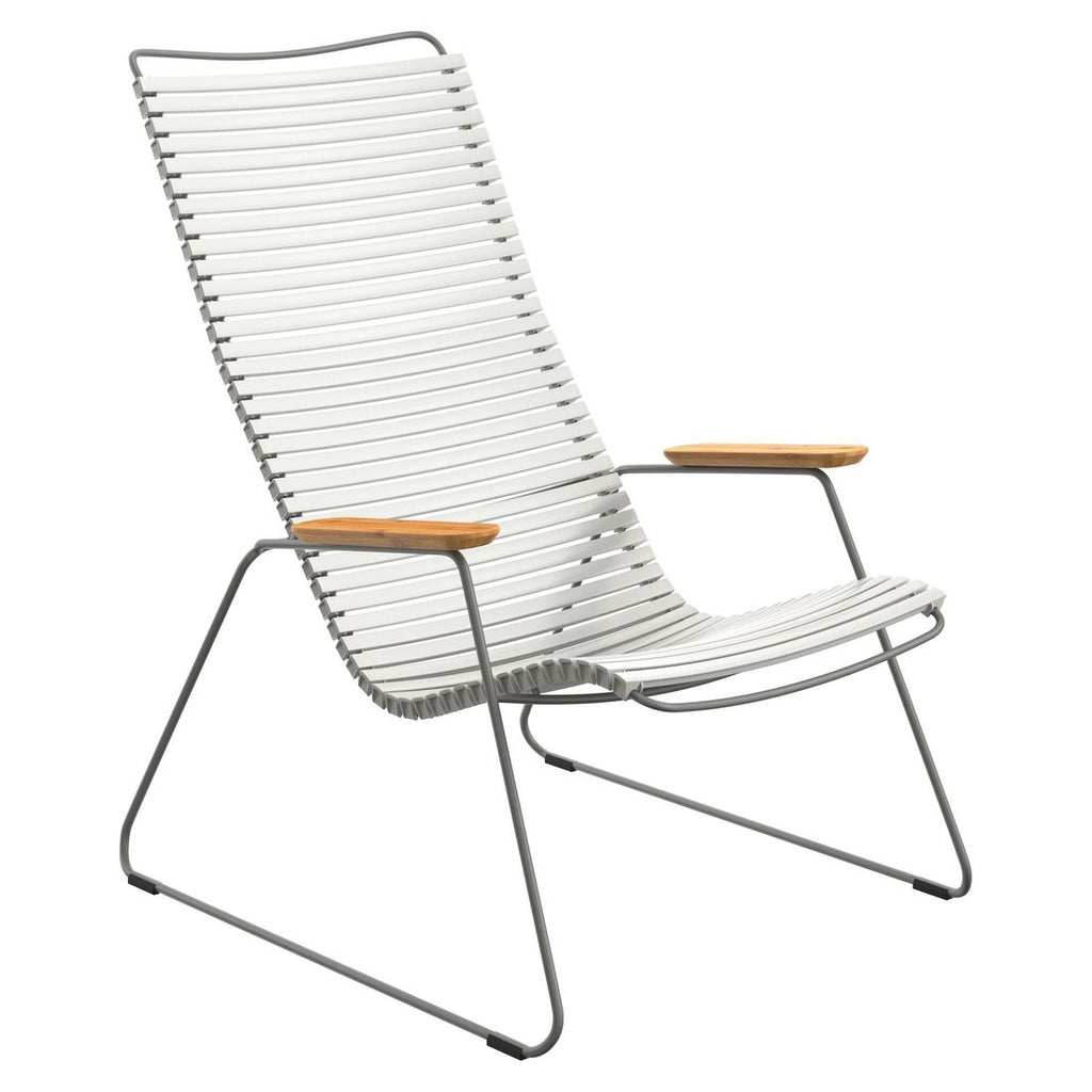 Loungestol Click stål og plast 63x90 cm - Houe montert i uterom