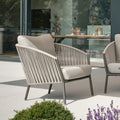 Loungestol Cliff aluminium tau 60x85 cm fra forfra