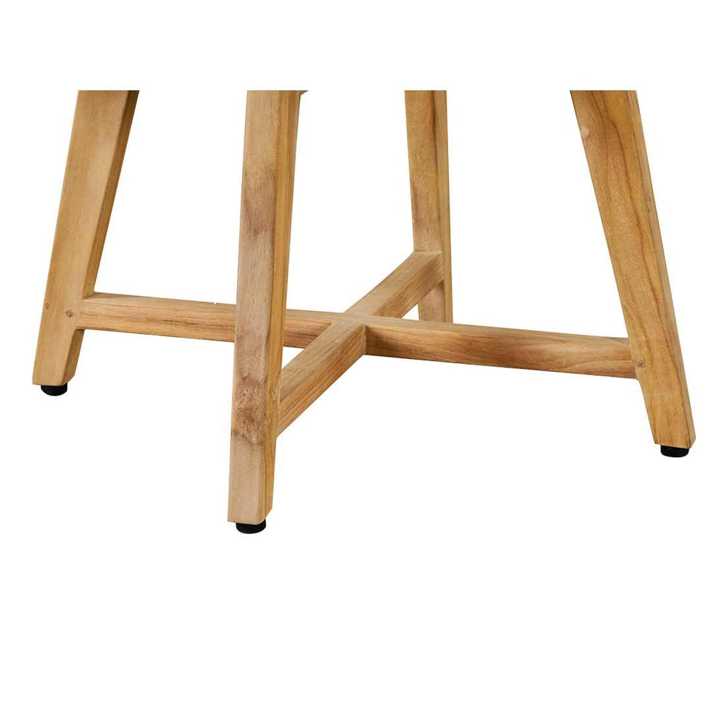 Loungestol Clovelly med krakk teak/polyrotting sammen med krakk