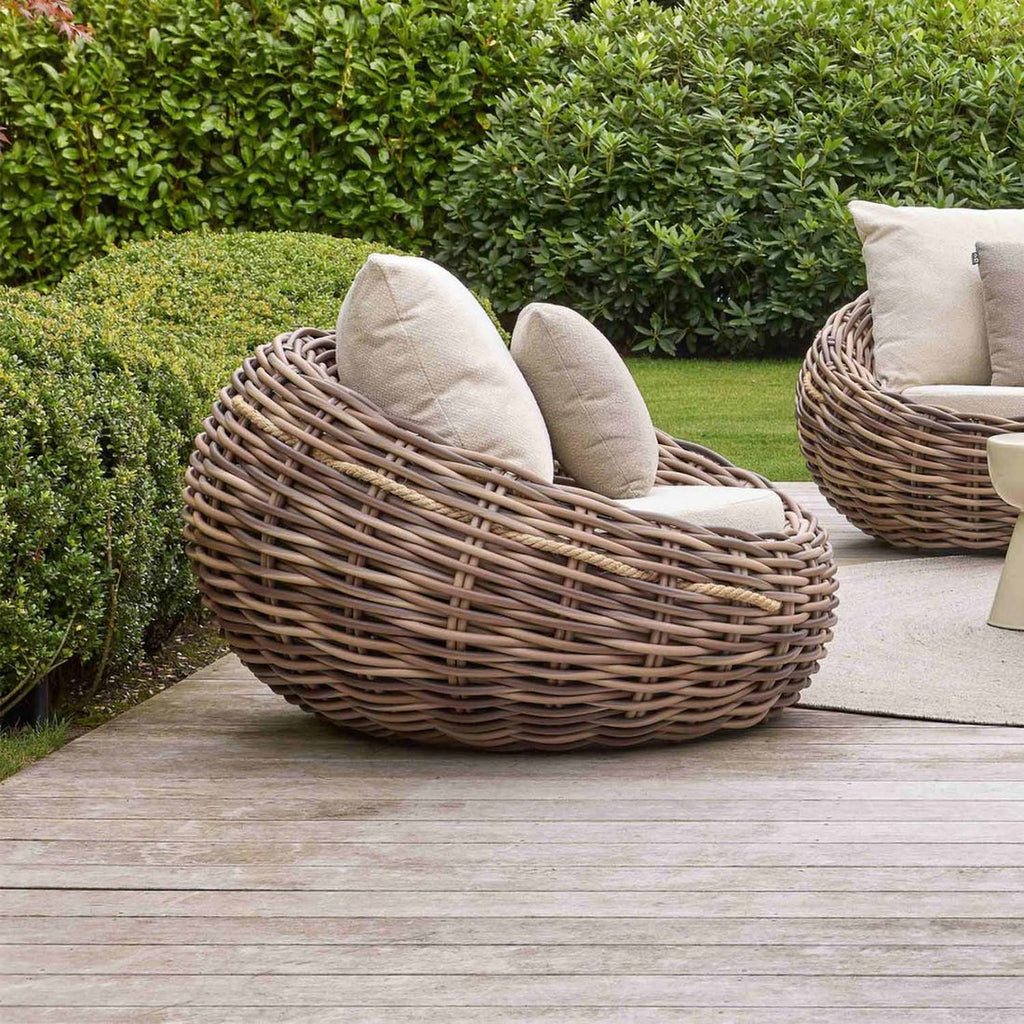 Loungestol Cocoon polyrotting 130 cm - Apple Bee bakside