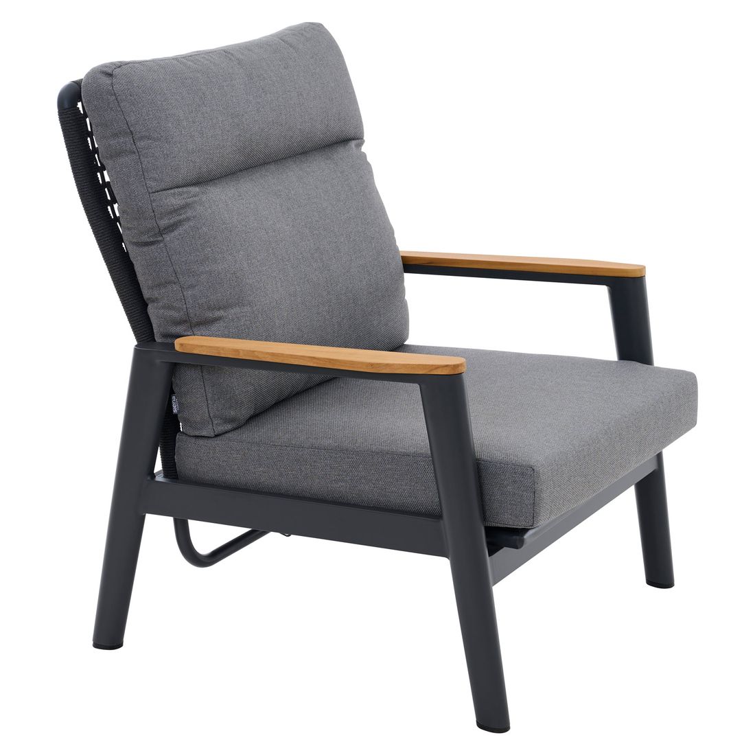 Loungestol Cortina regulerbar aluminium tau bakside