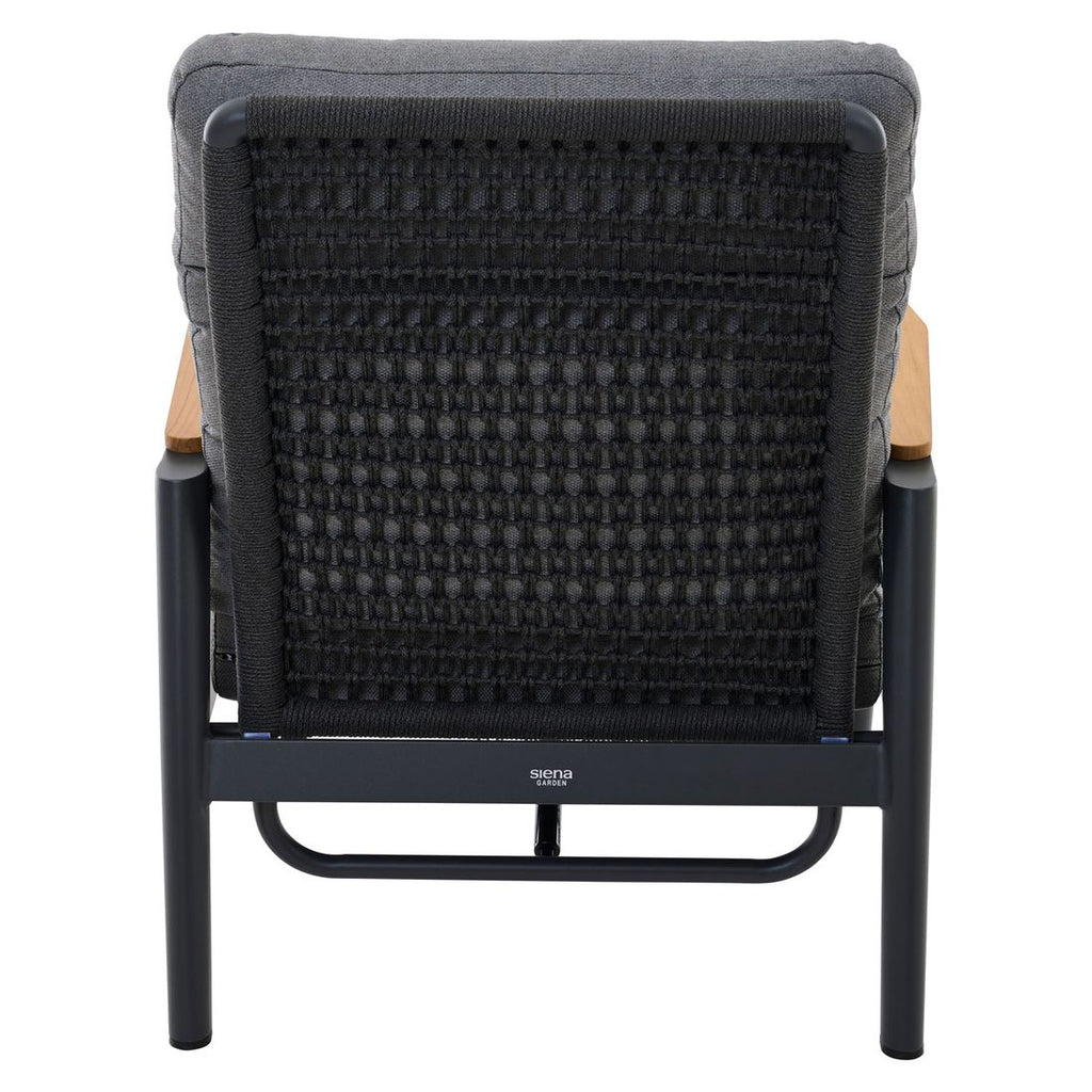 Loungestol Cortina regulerbar aluminium/tau 78,5x81 cm - Siena Garden