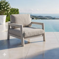 Loungestol Cozy aluminium tau 85x91 cm foran