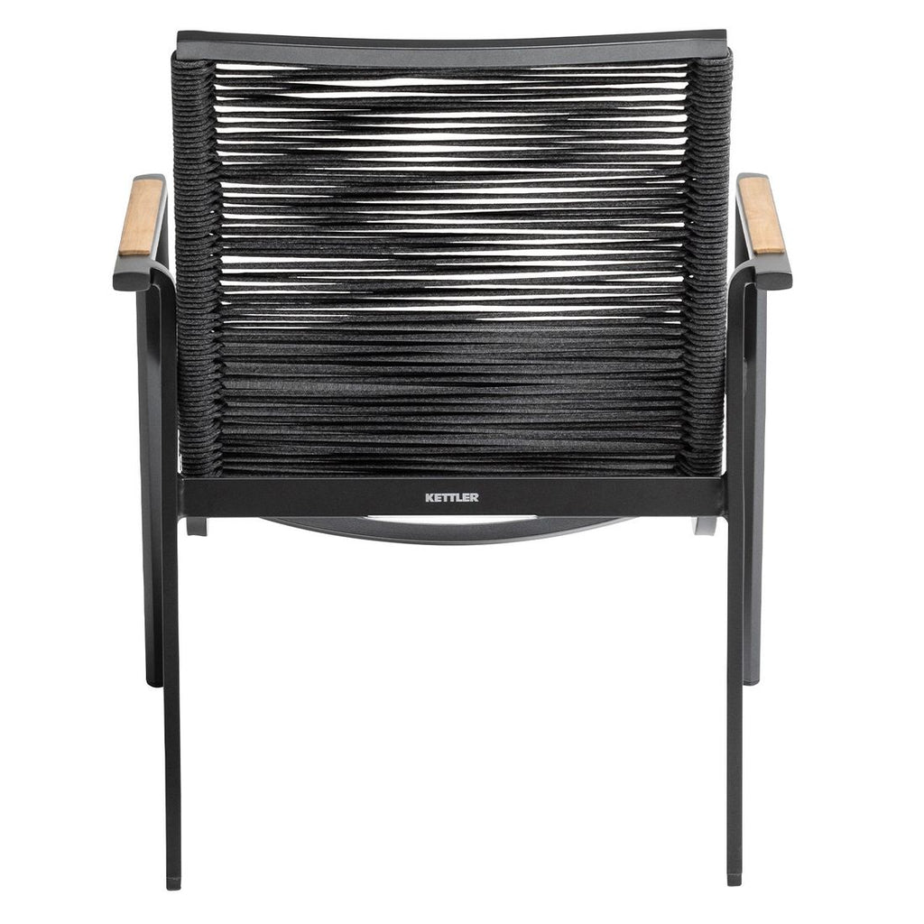 Loungestol Diamond aluminium/tau 62x58 cm Kettler armstøtte
