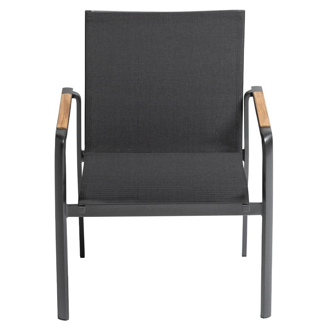 Loungestol Diamond aluminium/textilen 62x58 cm montert utendørs