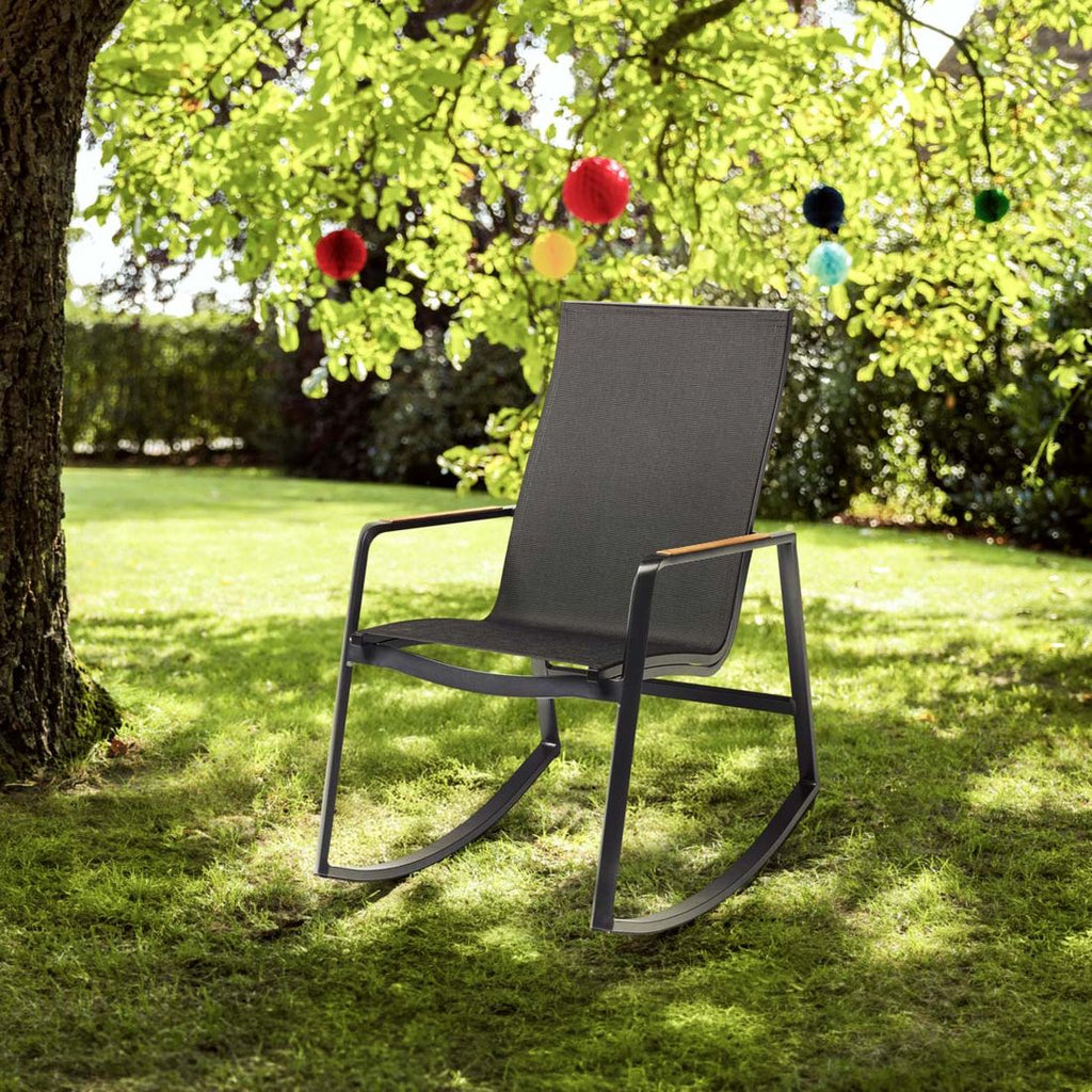 Loungestol Diamond gyngestol aluminium/textilen - Kettler detalj av materiale