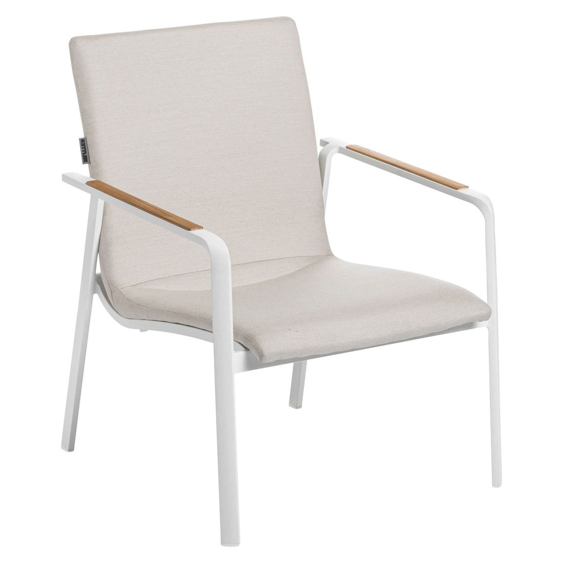 Loungestol Diamond stabelbar aluminium/Sunbrella - Kettler forfra