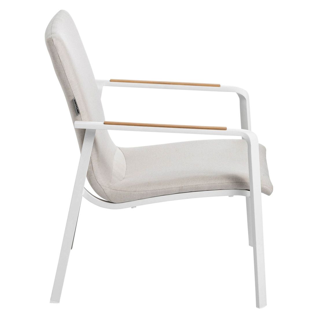 Loungestol Diamond stabelbar aluminium/Sunbrella - Kettler nærbilde armstøtte