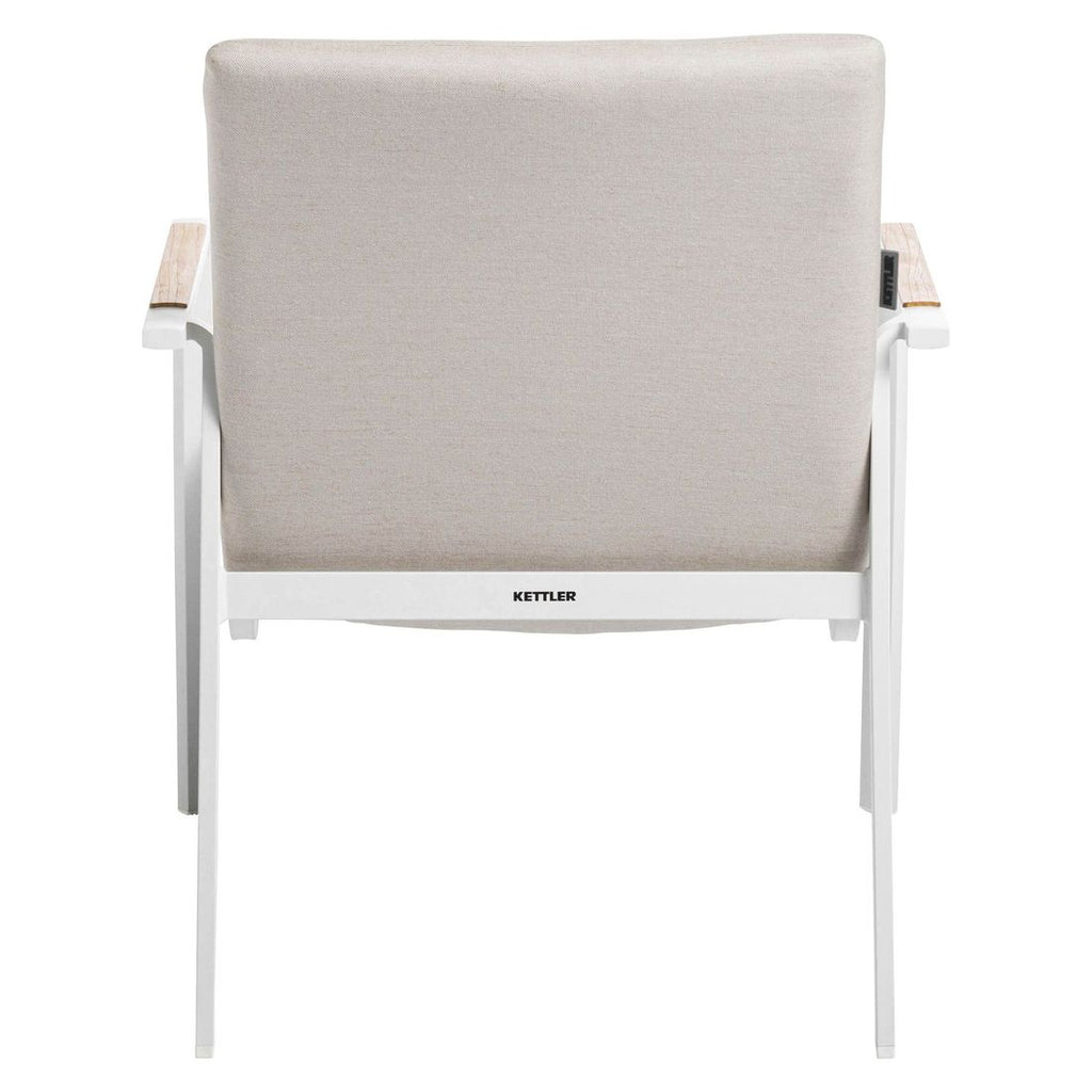 Loungestol Diamond stabelbar aluminium/Sunbrella - Kettler stablet flere stoler