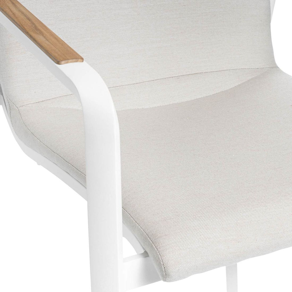 Loungestol Diamond stabelbar aluminium/Sunbrella - Kettler helhetlig utsyn