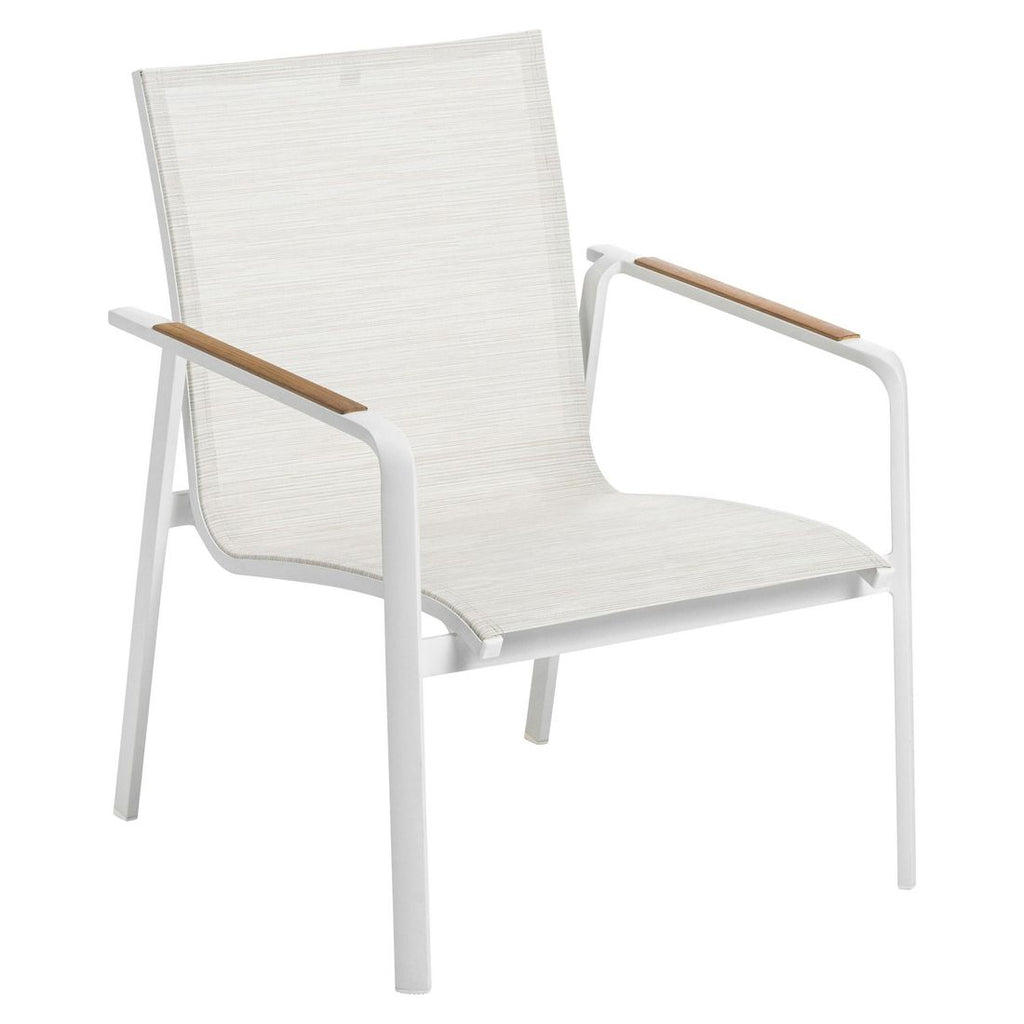 Loungestol Diamond stabelbar aluminium/textilen - Kettler bakside
