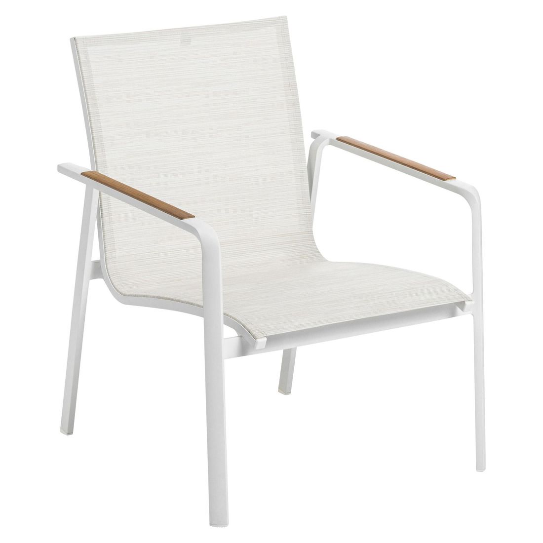 Loungestol Diamond stabelbar aluminium/textilen - Kettler bakside