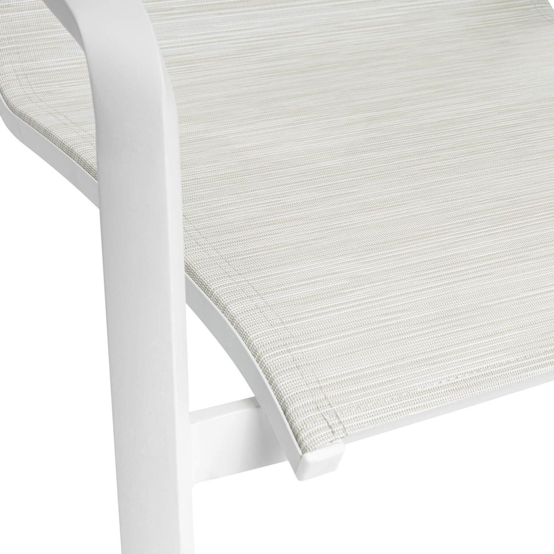 Loungestol Diamond stabelbar aluminium/textilen - Kettler med puter