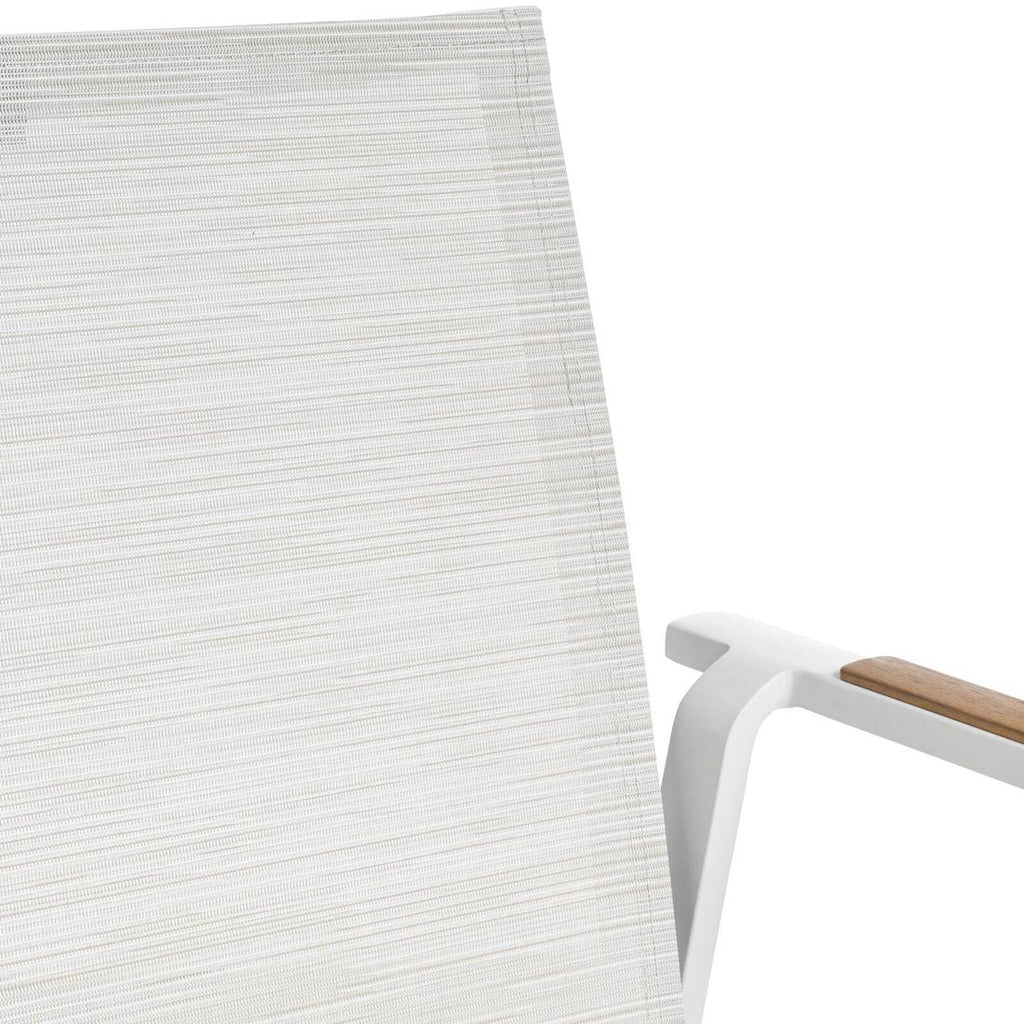Loungestol Diamond stabelbar aluminium/textilen - Kettler detalj av ramme