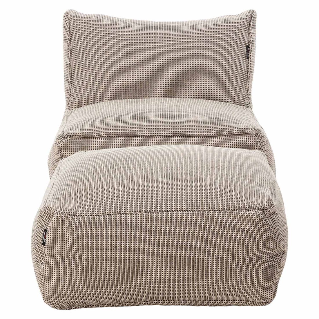 Loungestol Dotty Cloud med krakk polypropylen beige sett fra siden